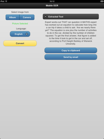 Screenshot #5 pour OCR Scanner - Images & documents to text