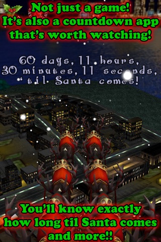Santa in the City 3D Christmas Countdown + Game screenshot 2