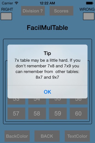 FacilMulTable screenshot 2