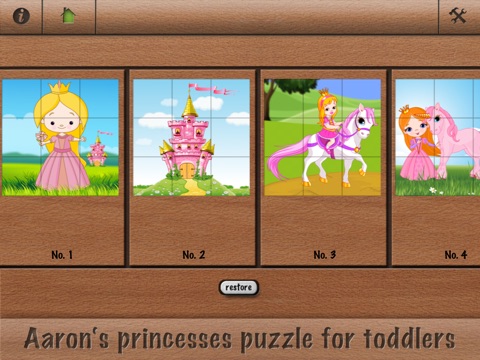Aaron's princesses puzzle for toddlers screenshot 2