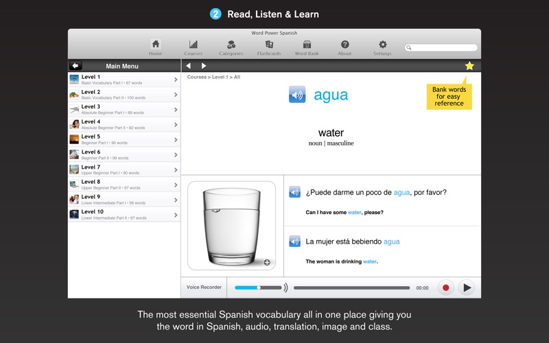 Screenshot #2 pour WordPower Learn Spanish Vocabulary by InnovativeLanguage.com