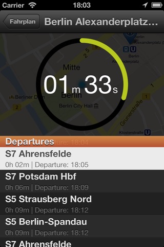 Fahrplan - Der Haltestellenfahrplan mit dem du keine Bahn verpasst! screenshot 2