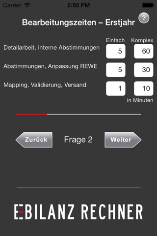 E-Bilanz Rechner screenshot 2