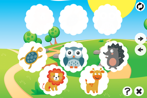 Animals Memorize! Learning and concentration game for children with pets screenshot 2