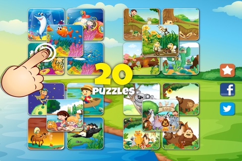 Animal Kids Jigsaw Puzzles - Educational Learning Games screenshot 4
