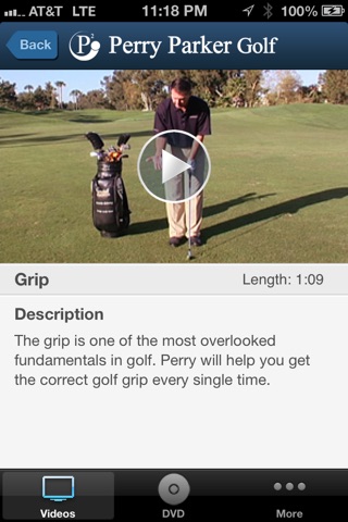 P2 Golf Instruction screenshot 3