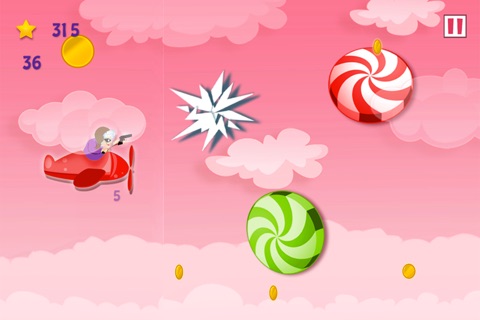 Flight of the Racing Granny Fast Candy Attack screenshot 2