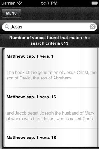 The Holy Bible - 18 different versions screenshot 3