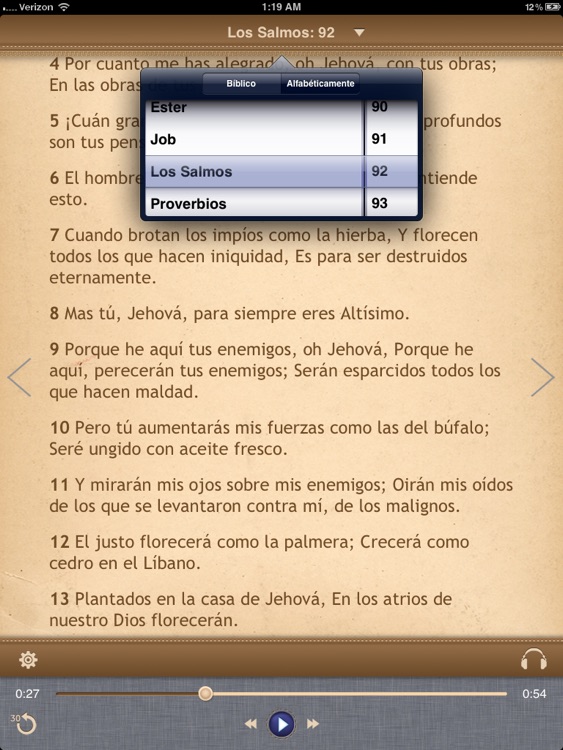 La Biblia Reina Valera para iPad con Audio