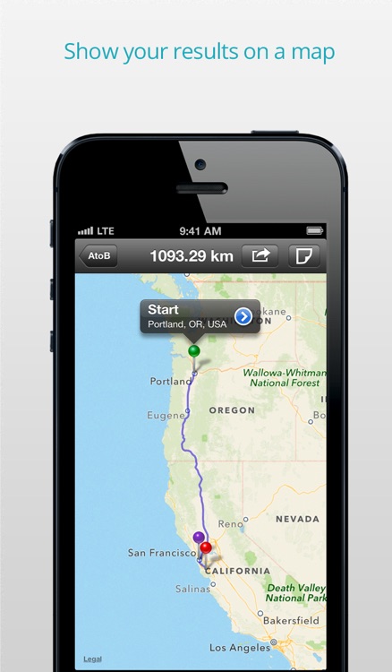 AtoB Distance Calculator PRO - easy and fast air or car route measurement from A to B for travel and more