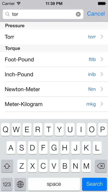 gUnit - Currency & Unit Converter (Conversion) screenshot 3 of 5