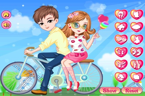 Dress Up:Bicycle Trip With Lover screenshot 4