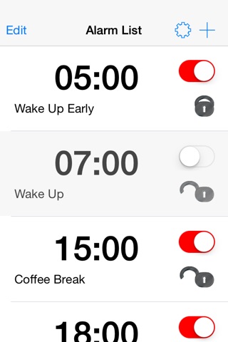 Lockable Alarm Clock screenshot 2