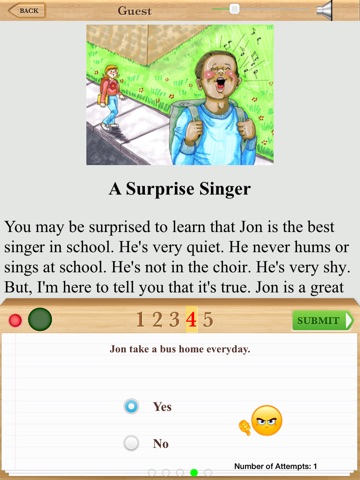 Reading Comprehension Fiction for first to second grade screenshot 3