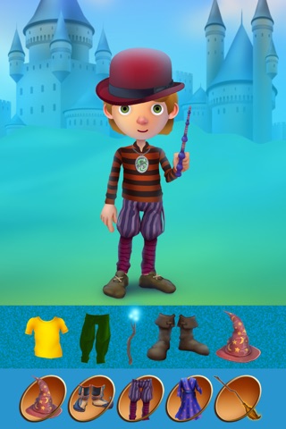 Fantasy Wizards Magical Dress Up Game - Free Edition screenshot 4
