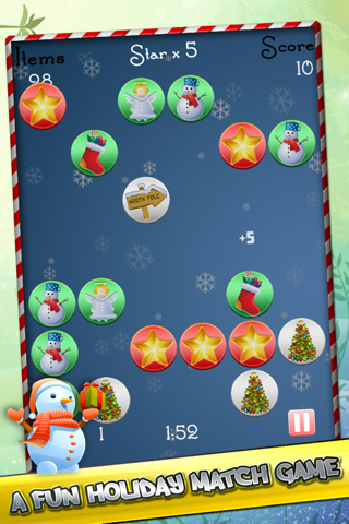 A Big Christmas Puzzle Tap Free Game - Match and Pop the Holiday Season Pics screenshot 3