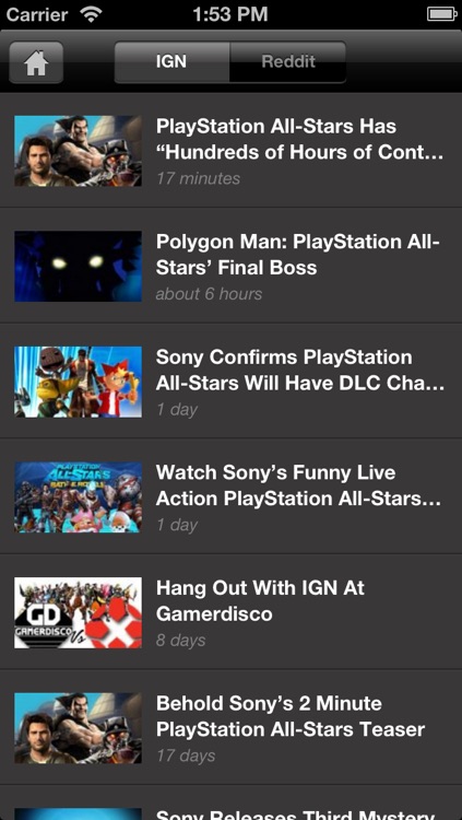 IGN App For PlayStation All-Stars Battle Royale screenshot-3