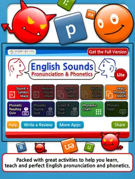 Game screenshot English Sounds: Pronunciation & Phonetics HD Lite mod apk