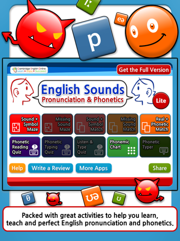 Screenshot #4 pour English Sounds: Pronunciation & Phonetics HD Lite