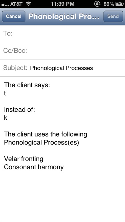 Phonological Process Finder screenshot-3