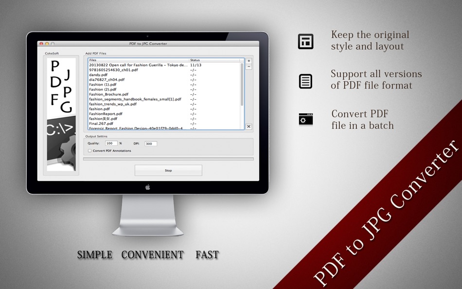 CokeSoft PDF to JPG Lite - 1.7.1 - (macOS)