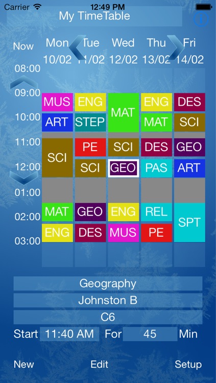 School Timetable