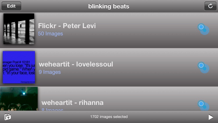blinking beats
