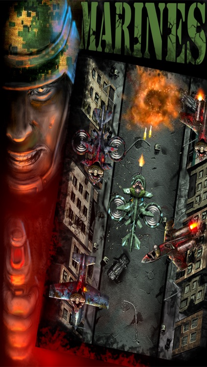 Action Adventure Marines VS Zombie Battle Plains Free War Games