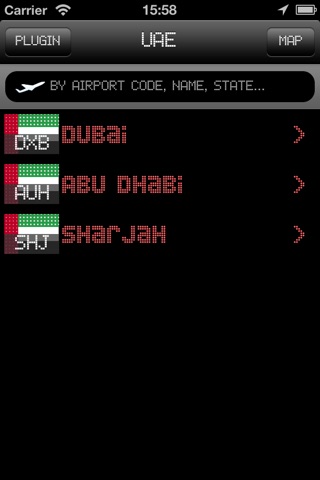 Emirates Airport - iPlane2 Flight Information screenshot 4