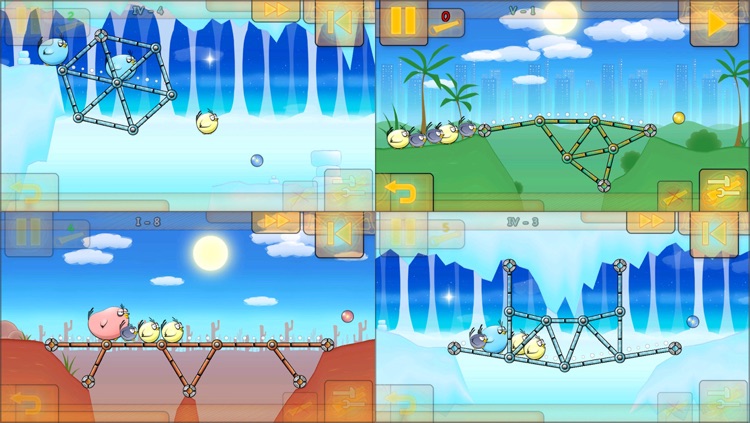 Fat Birds Build a Bridge! HD screenshot-3