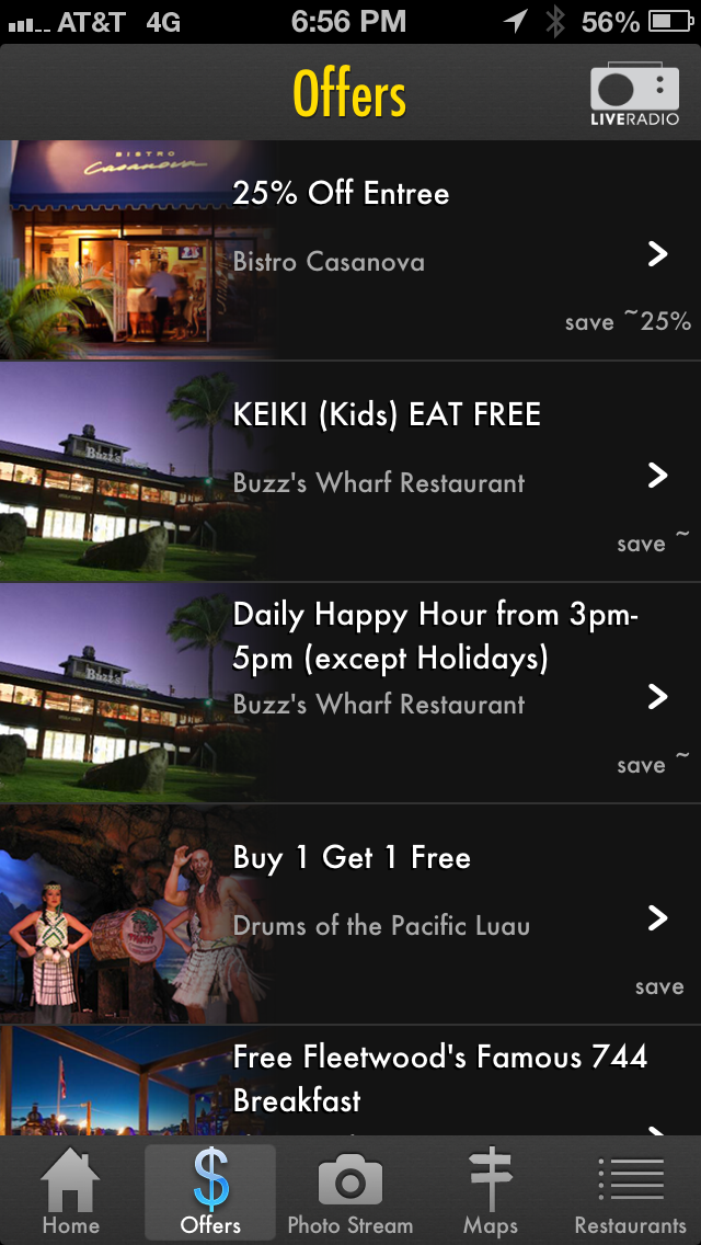 Maui Dining Screenshot 2 - AppWisp.com Maui Dining Screenshot 2 - AppWisp.com
