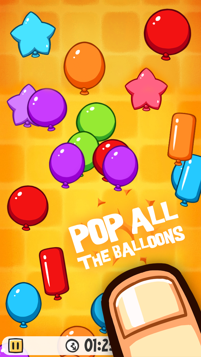 Screenshot #2 pour Balloon Party - Tap & Pop Balloons Challenge Jeu Gratuit