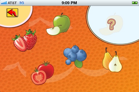 Toddler Puzzle Fruits & Veggies screenshot 2