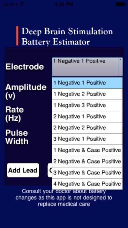 Deep Brain Stimulation Battery Estimator (DBS BE)
