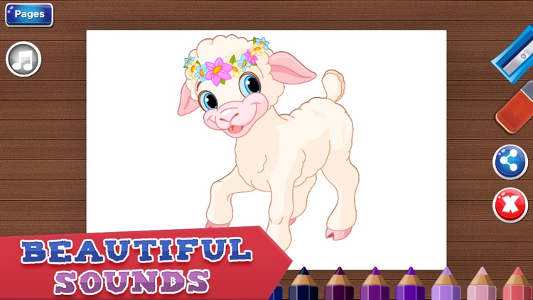 Coloring Pages for Kids - Fun Games for Girls & Boys screenshot-3