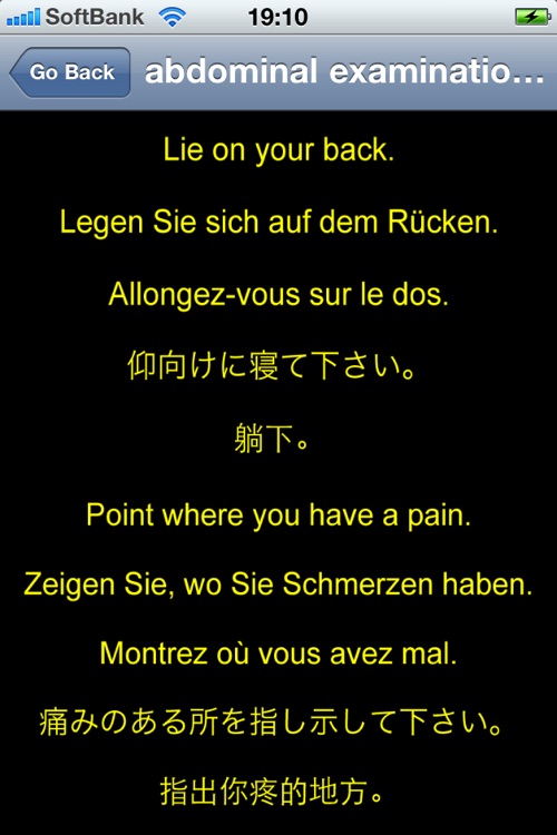 medical conversation multilingual screenshot-3