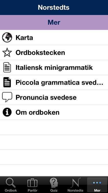 Norstedts italienska fickordbok screenshot-4
