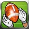 An arcade game that has you playing receiver and trying to snatch balls out of the air