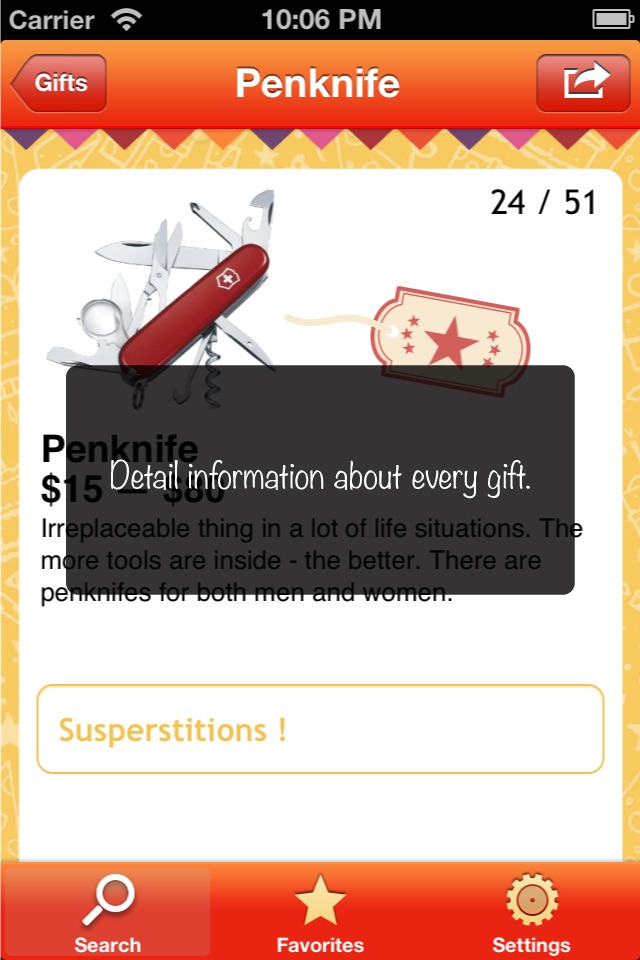 Giftopedia - gift ideas in your pocket ! screenshot 3