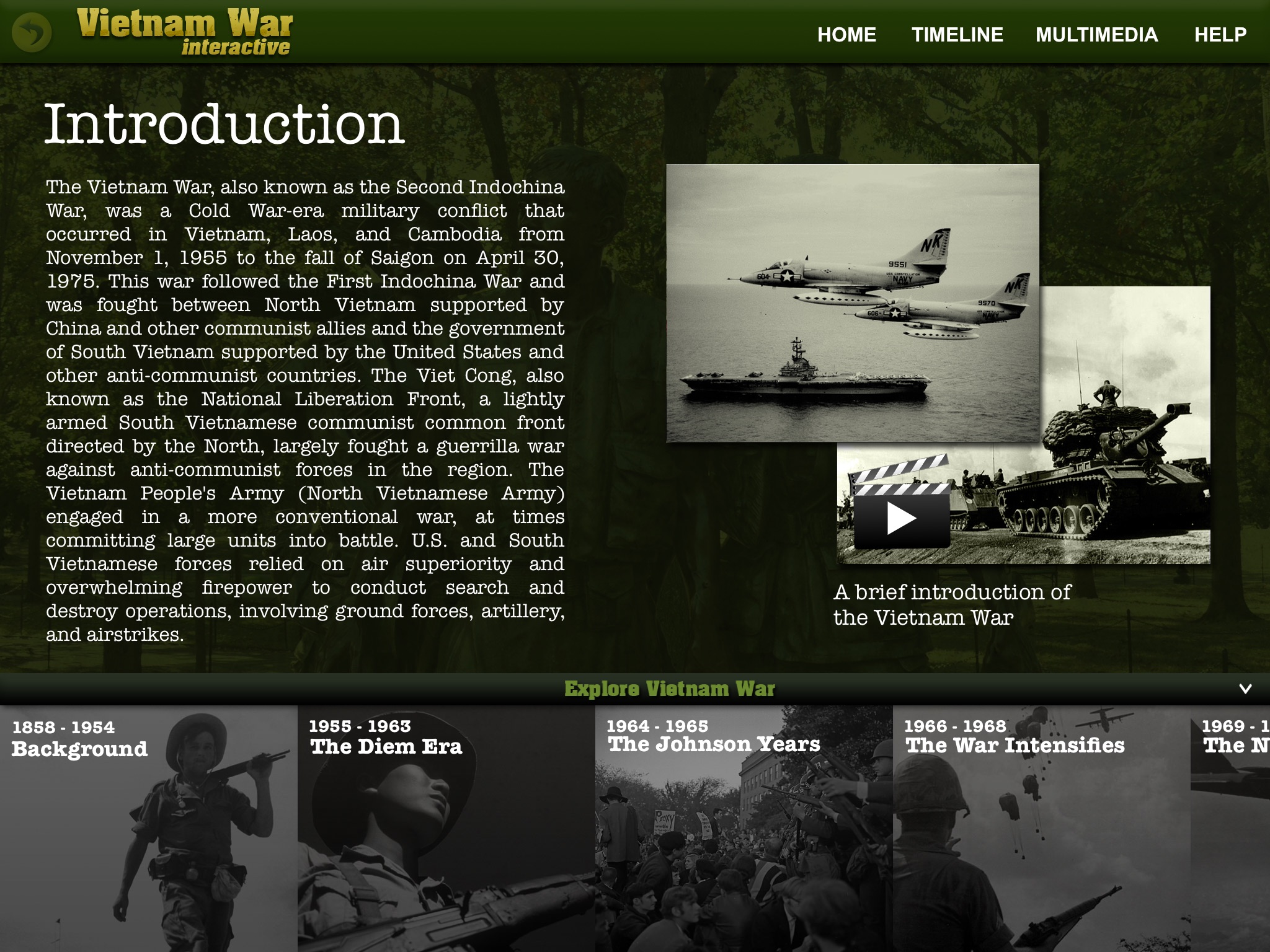 Vietnam War Interactive (Full Version) screenshot 2