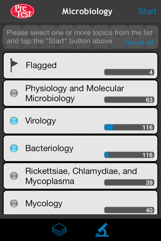 PreTest Microbiology screenshot 2