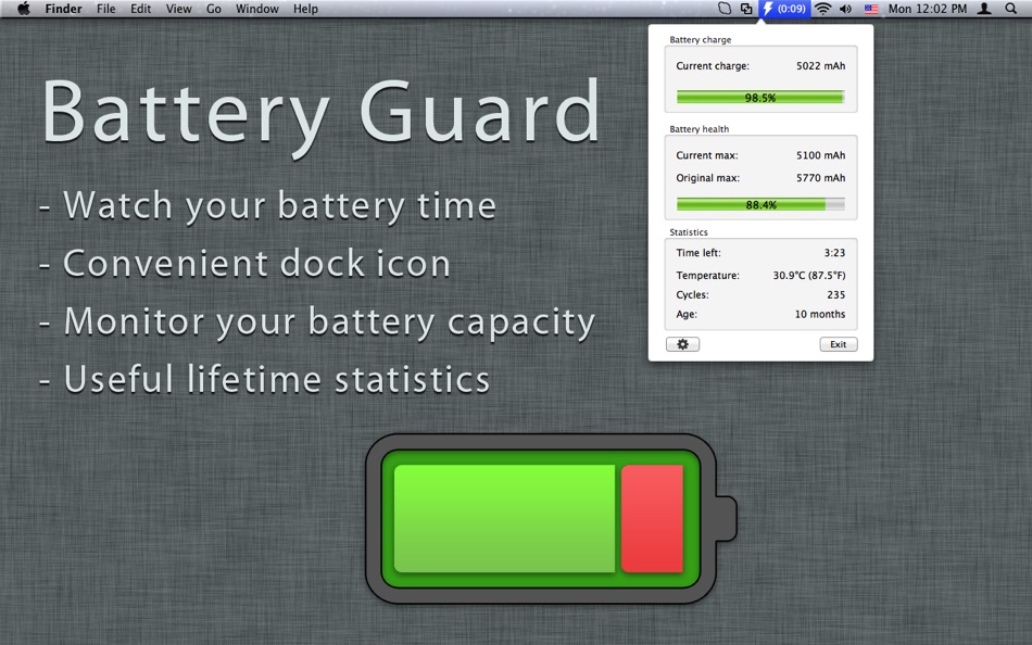 #2. Battery Guard (macOS) 由: Avocado Hills, Inc.