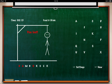 Hangman Classic HD screenshot 4