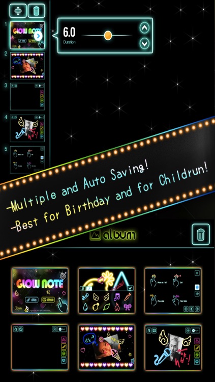 Draw Everything! GLOW Note Free! screenshot-4