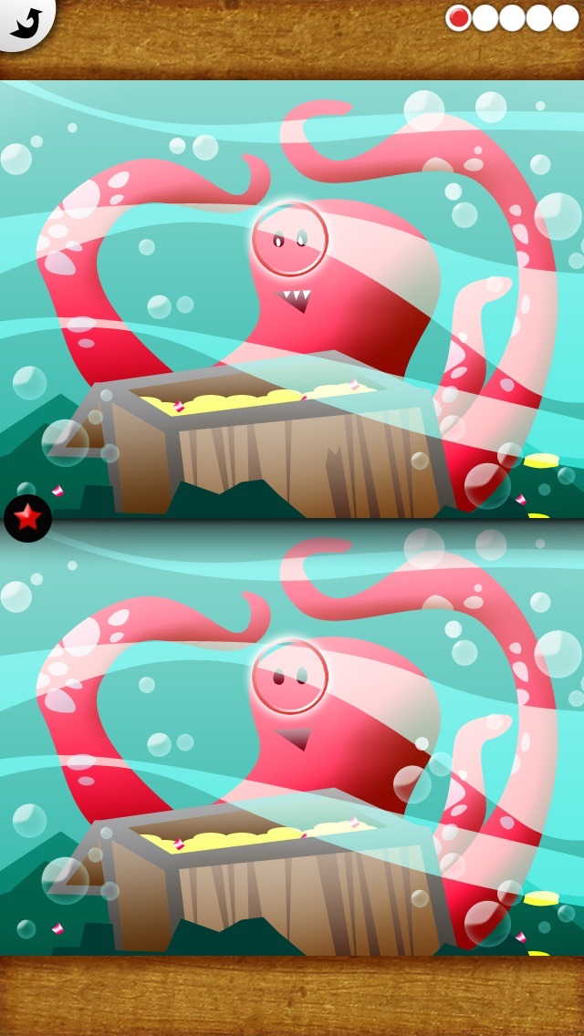 My first find the differences game: Pirates screenshot 2