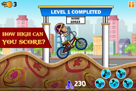 Street BMX Bike Race – Fun Town Hill Crossing Rider (HD) screenshot 3