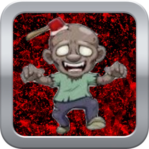 Bloody Zombie Behind Wooden Crate - Quick Tap Free Icon