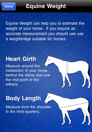 Equine Weight screenshot 2