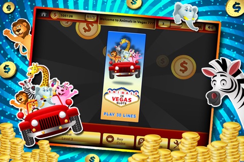 Animals in Vegas 777 Slots Adventure: A Fun and classic Slot Machine Gambling Simulator Mania! (HD) screenshot 3