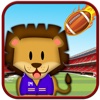 Target Face Smash 3D Game Shuriken Style: Hammer N Dodge Safari Animals In A Football Stadium